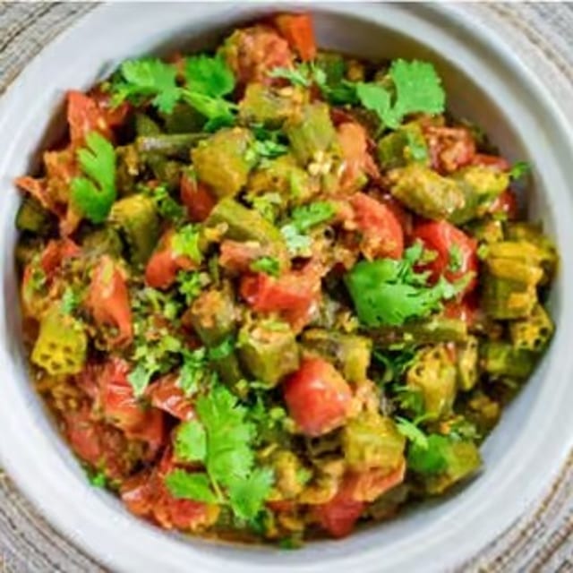 Bhindi Masala Tray.