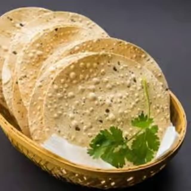 Fried Papad Tray.