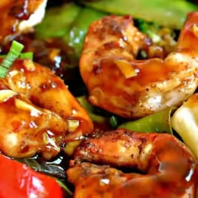 Shrimp Chili Tray.