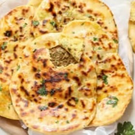 Keema Naan Tray.