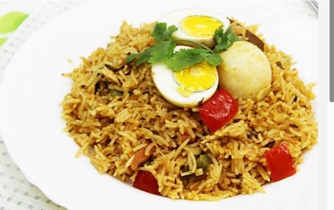 Egg Biryani.
