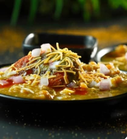 Aloo Tikki Chat.