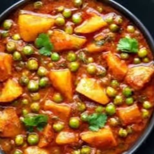 Aloo Mutter Tray.