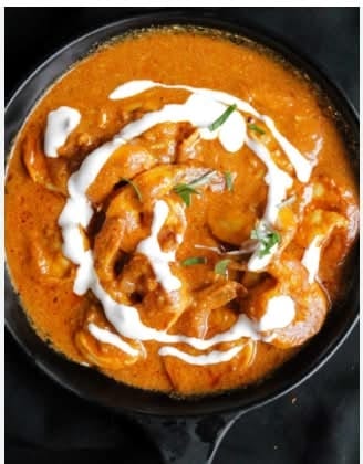 Shrimp Tika Masala.