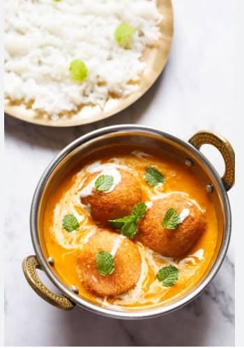 Veg Kofta (Malai Kofta).