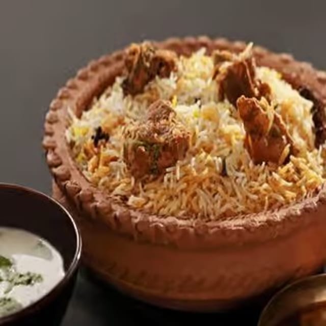 Goat Biryani Tray.