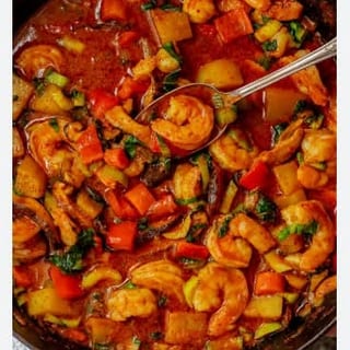 Shrimp Mix Veg Curry