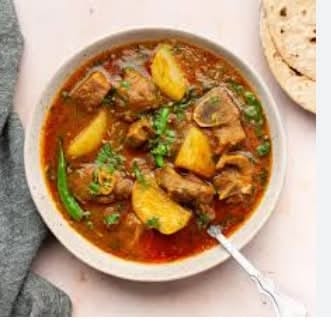 Aloo Chicken Meal.