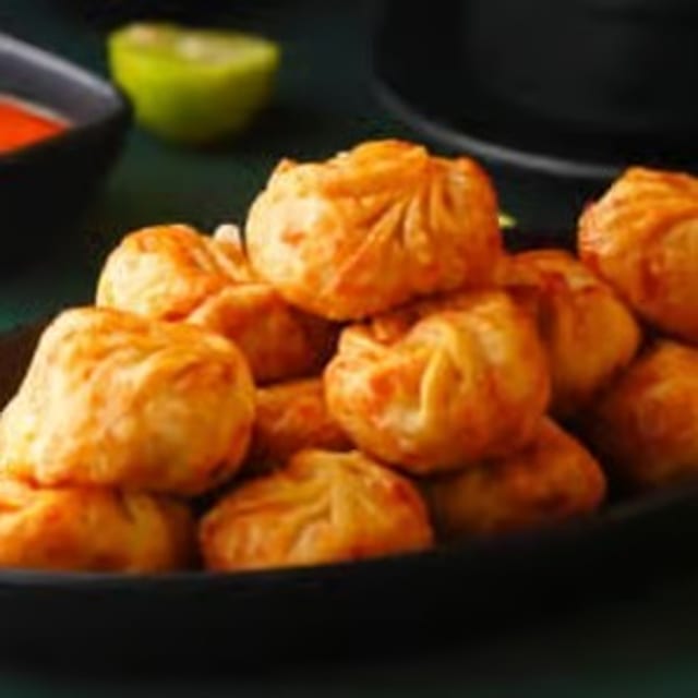 Fried Chicken Momo Tray.