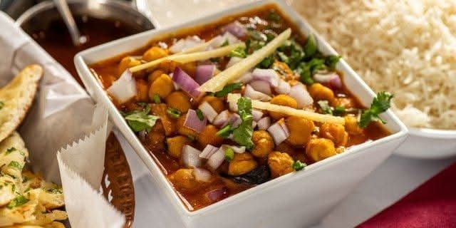 Chana Masala Boxed Lunch.
