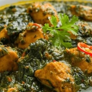 Chicken Saag Tray